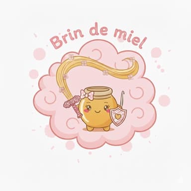 Logo marque création peluches au crochet à la main